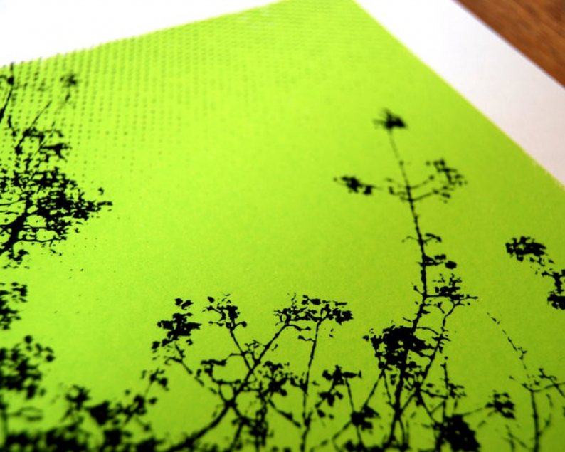 Trees screenprint close up2